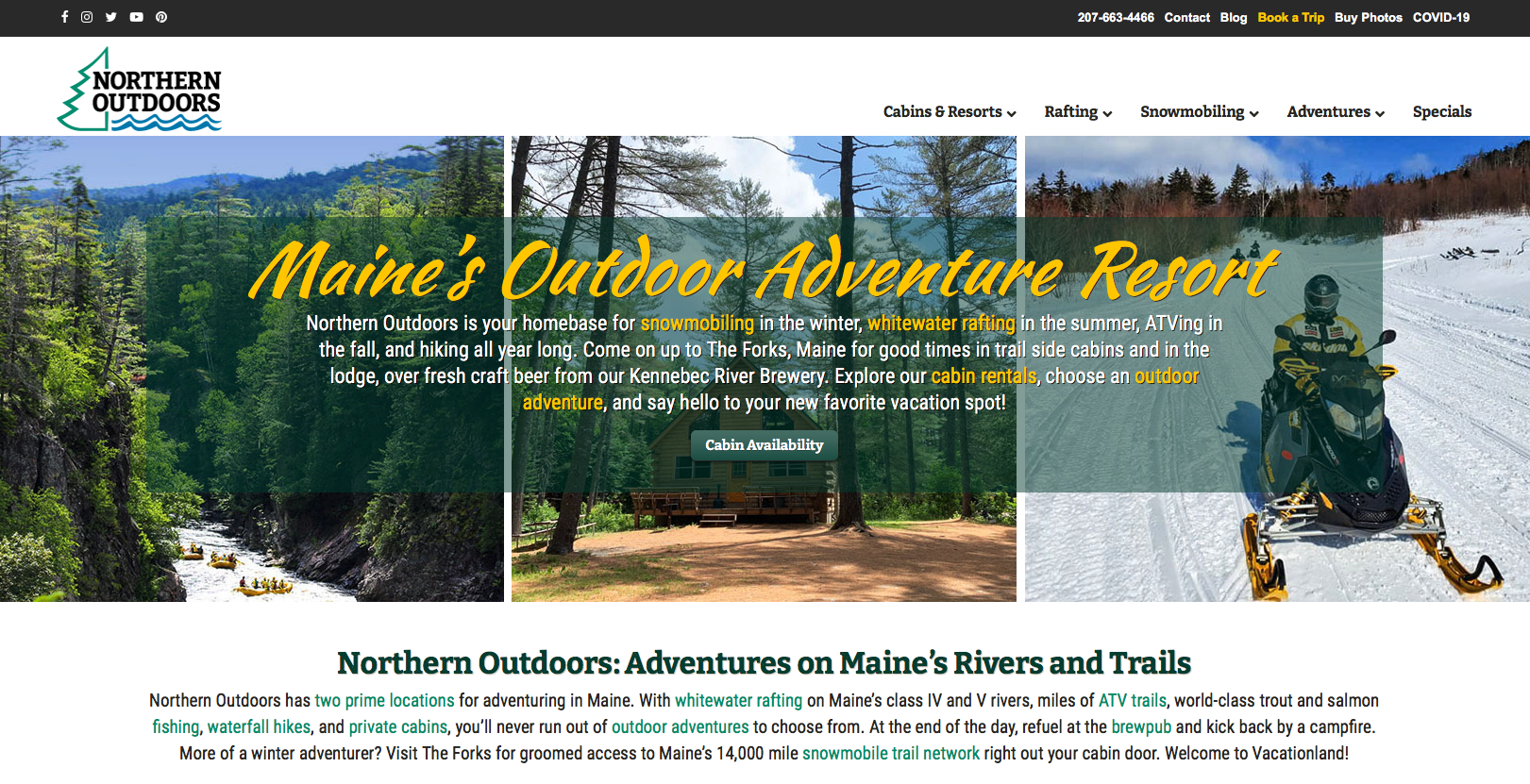 Northern Outdoors Homepage