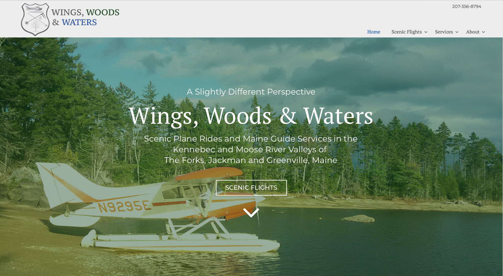 Wings Woods Waters homepage